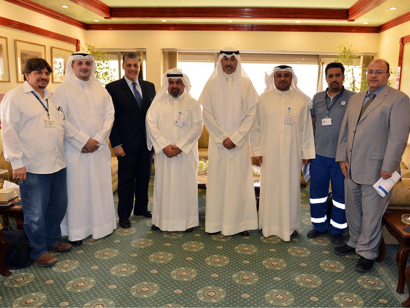 الخالد متوسطاً مسؤولي شركة نفط الكويت