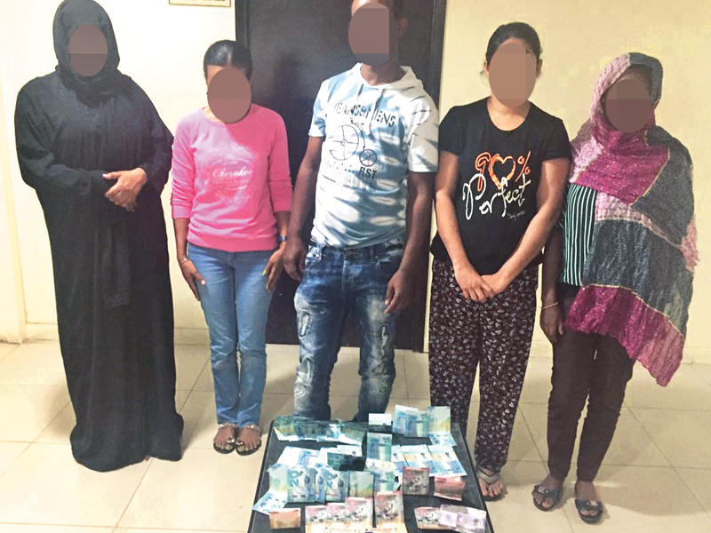 جانب من قضايا الاتجار بالبشر