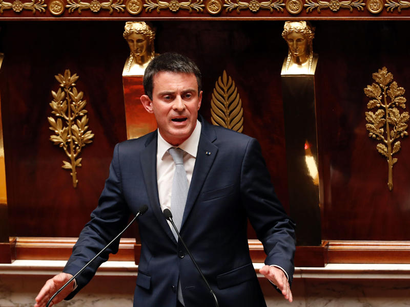 رئيس الوزراء الفرنسي مانويل فالس في كلمة أمام النواب