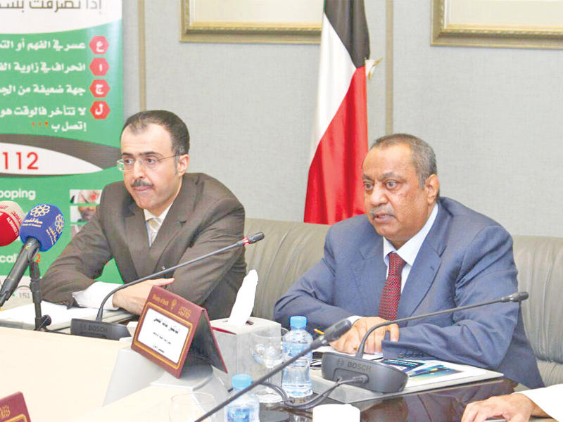 السهلاوي والحسن خلال المؤتمر الصحافي