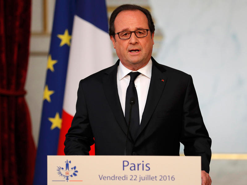  الرئيس الفرنسي فرانسوا هولاند