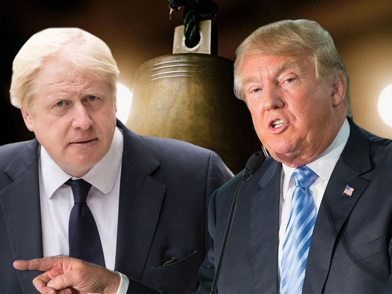 دونالد ترامب - بوريس جونسون