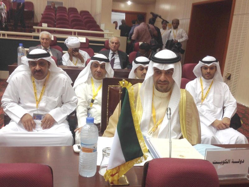 الوزير أنس الصالح خلال الاجتماع