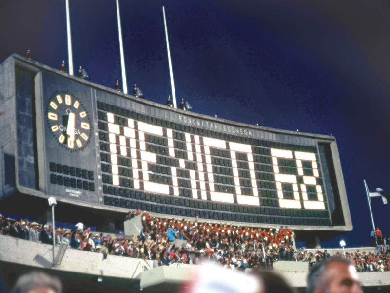 جانب من حفل افتتاح ألعاب مكسيكو