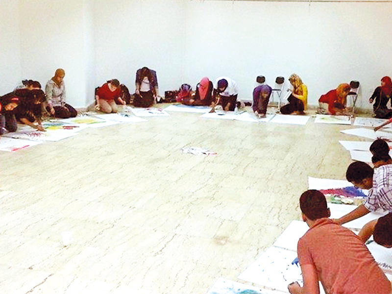 من ورش المسرح المتحفي