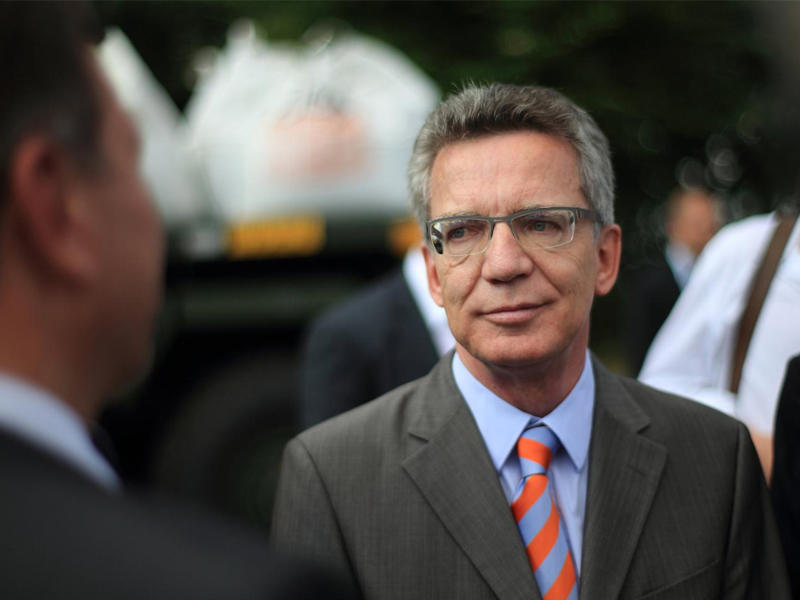 وزير الداخلية الألماني توماس دي ميزيير