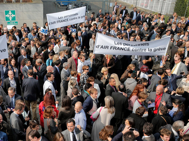 جانب من الإضراب