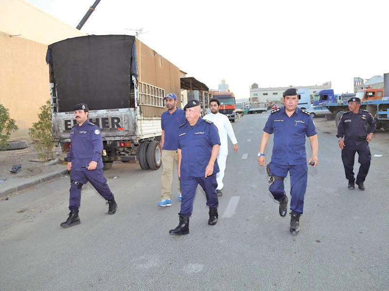 الفهد والعدواني والحميدلي خلال الحملة