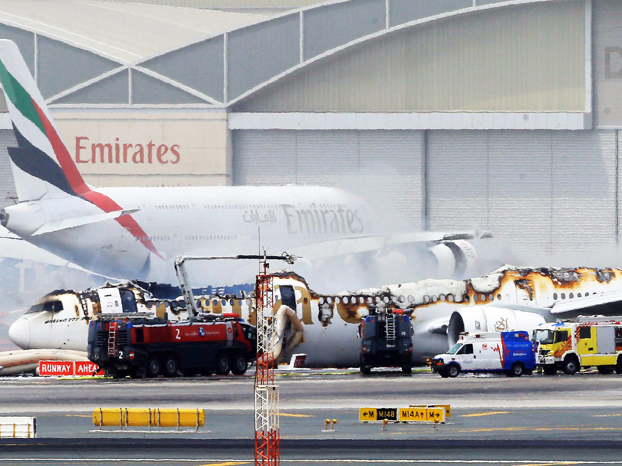 النيرات قضت على الطائرة التابعة لشركة الإمارات