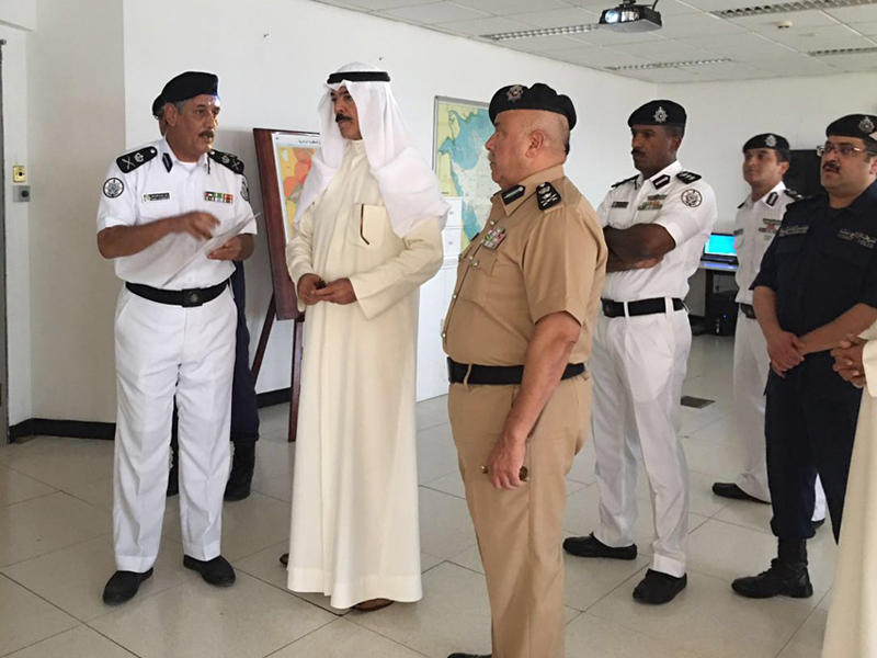 الخالد متفقداً المركز