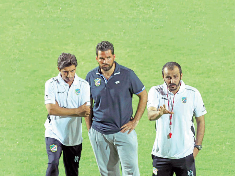 الجهاز الفني لفريق السالمية