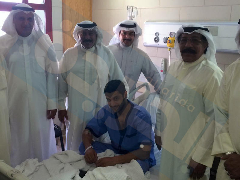 الدوسري والعوضي والعقيد ناصر العدواني مع الرائد الحمود