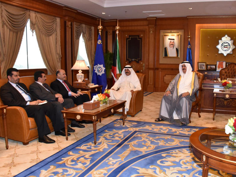 وزير الداخلية مستقبلاً النصراويn