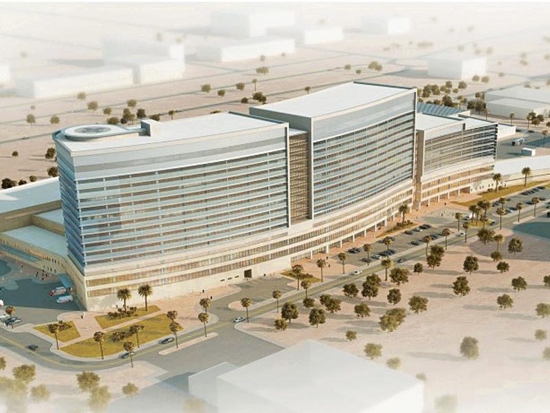 مجسم لمستشفى الصباح الجديد 