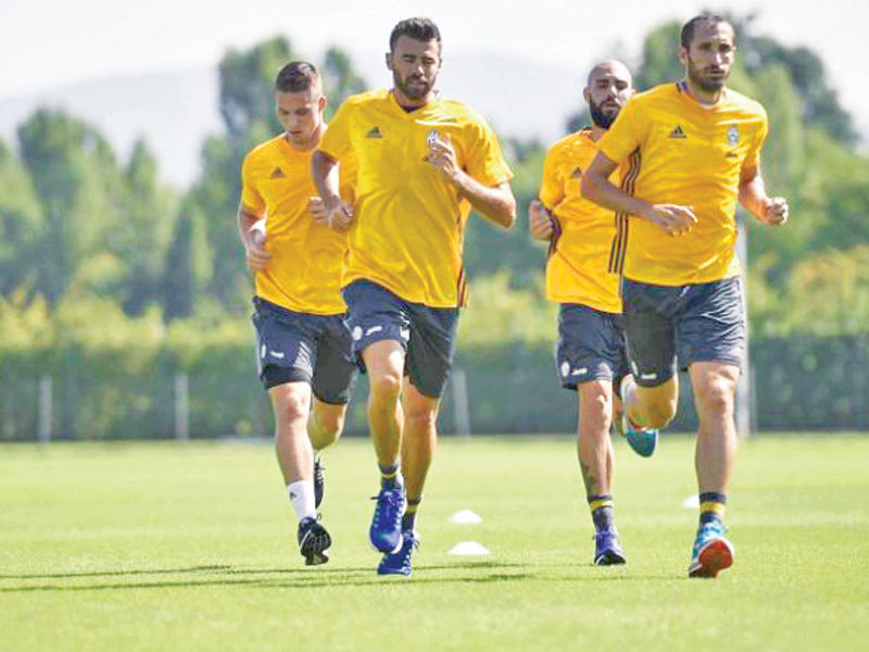 جانب من تدريبات يوفنتوس