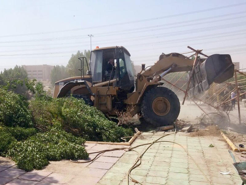 جانب من ازالة التعديات