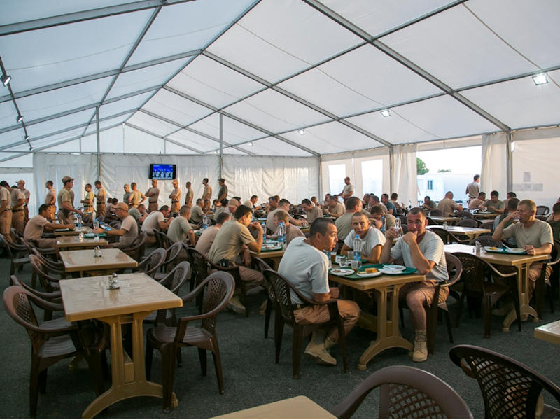 جنود روس في قاعدة حميميم