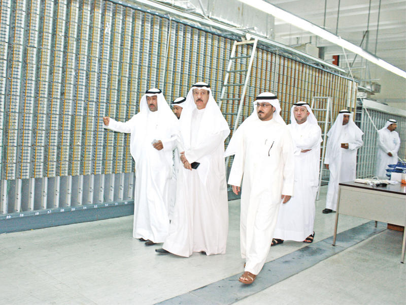 القطان والكندري خلال الجولة