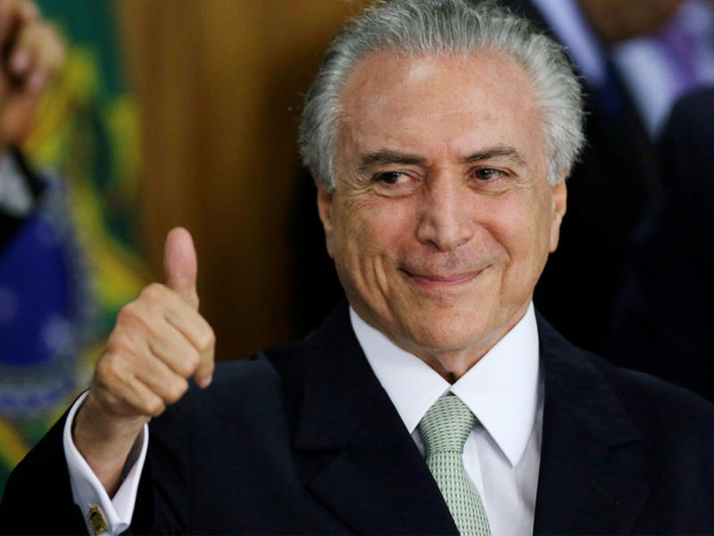 الرئيس البرازيلي الجديد ميشال تامر 