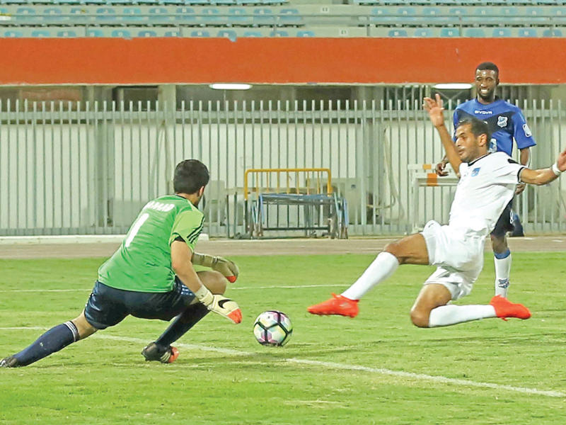 جانب من المباراة الودية بين كاظمة والتضامن      (تصوير جورج رجي)