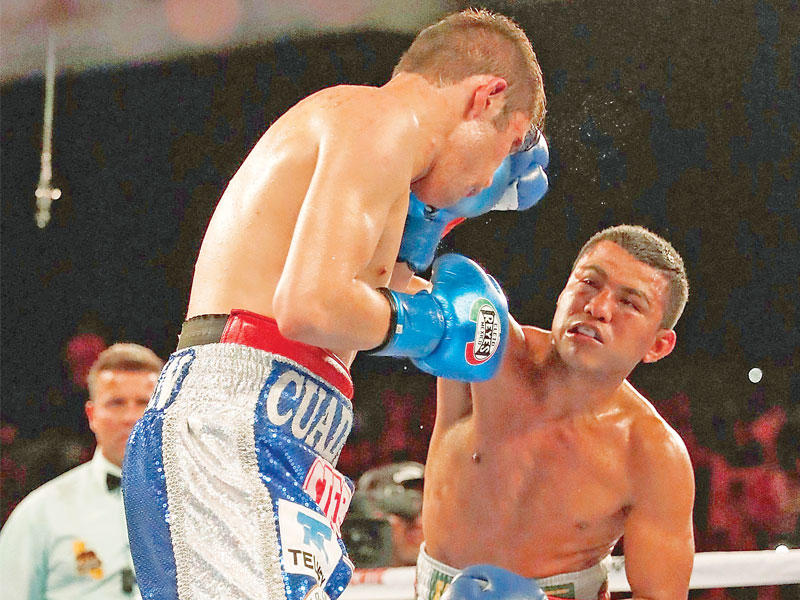 كوادراس في نزاله الأخير