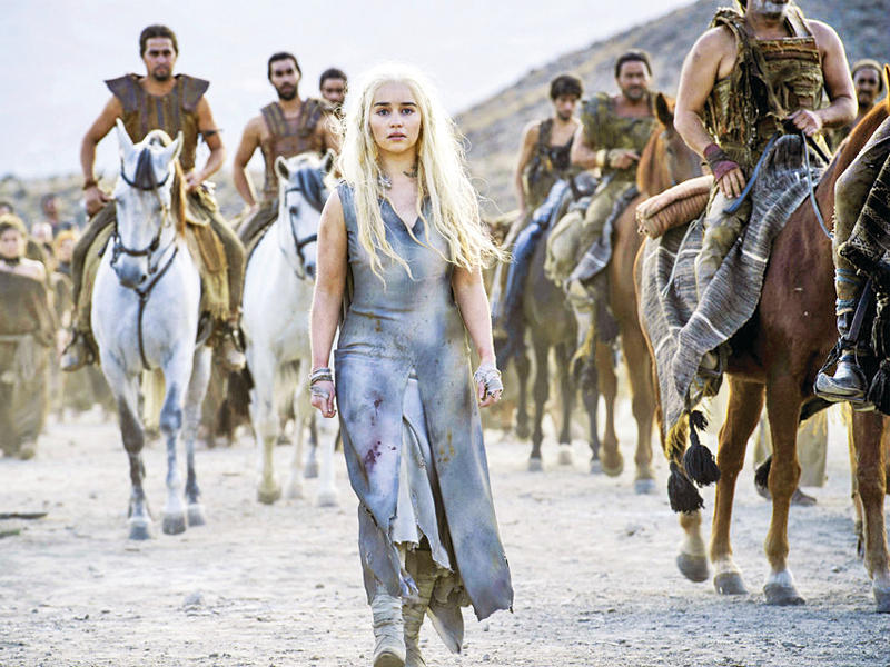 لقطة من «صراع العروش» 