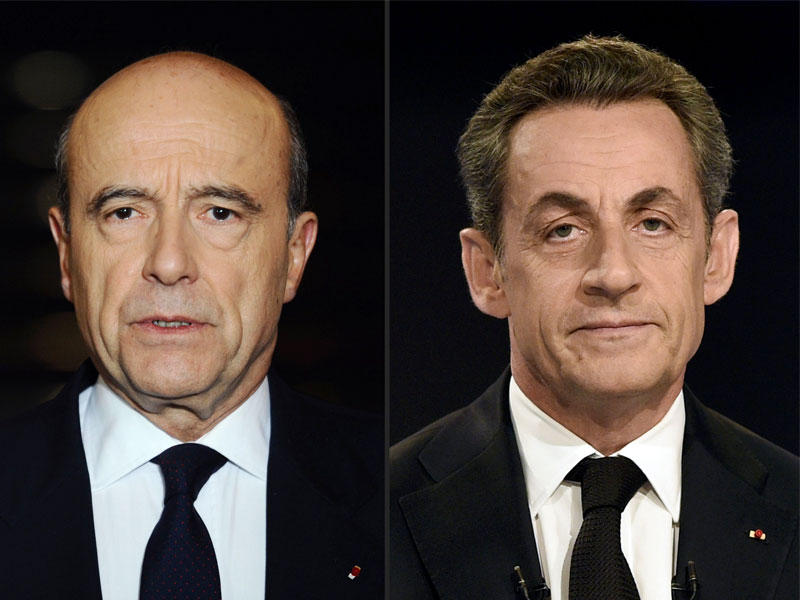 صورة لساركوزي وجوبيه ( أ ف ب)