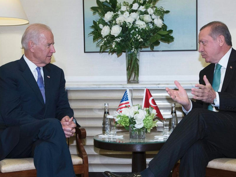 اردوغان وجوزيف بايدن