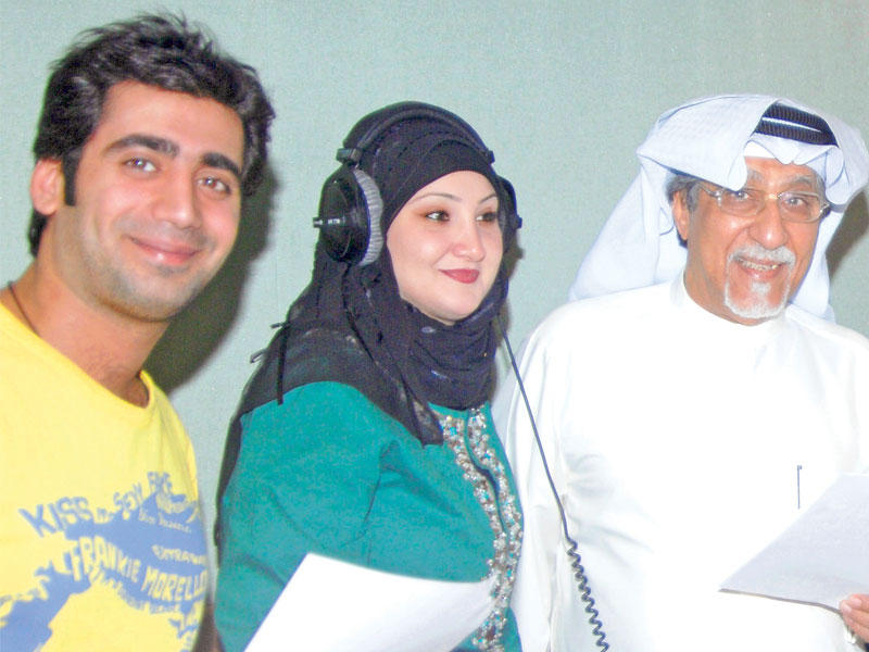 محمد حسن وسماح ومحمد العلوي في الإذاعة