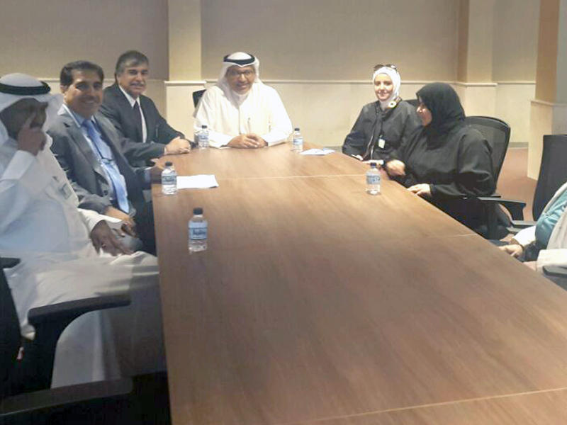  جانب من اجتماع المدير العام للوقوف على استعدادات الهيئة العامة للتعليم التطبيقي 