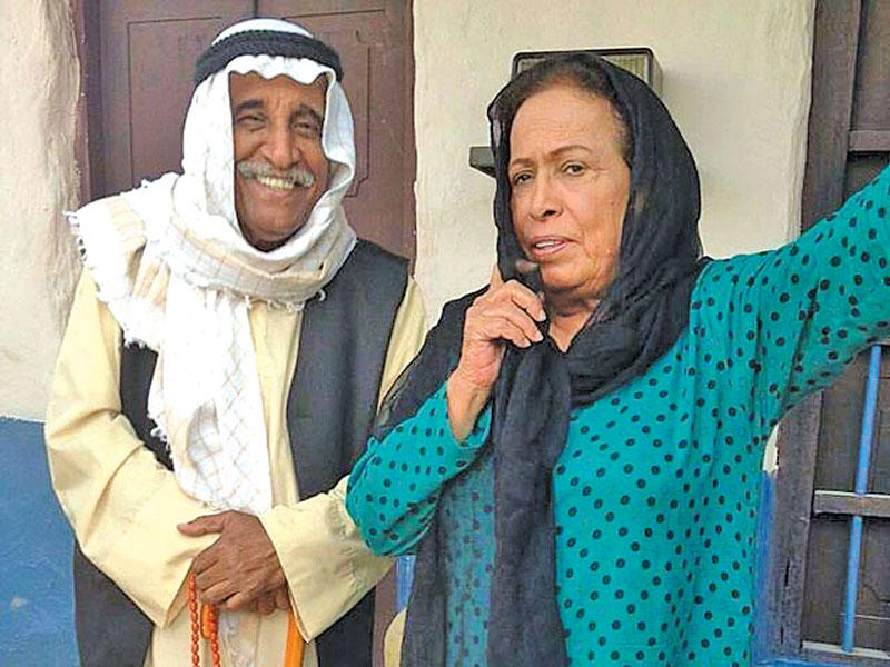 محمد جابر مع حياة الفهد في «بياعة النخي»