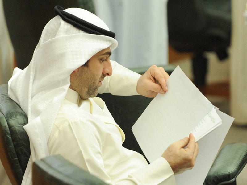 ياسر أبل في جلسة سابقة لمجلس الأمة 