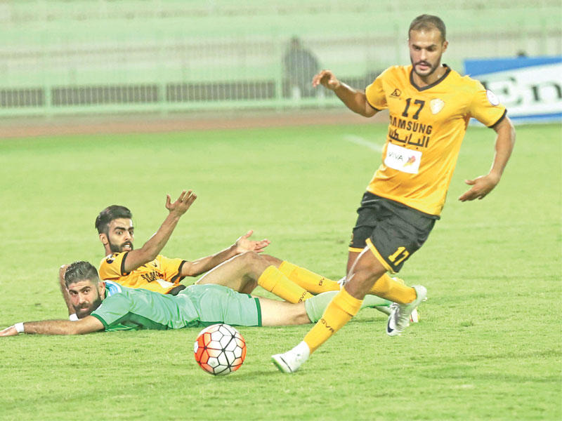 جانب من مباراة العربي والقادسية