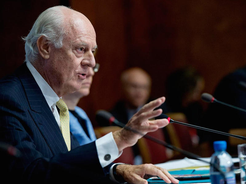  المبعوث الاممي إلى سورية ستيفان دي ميستورا