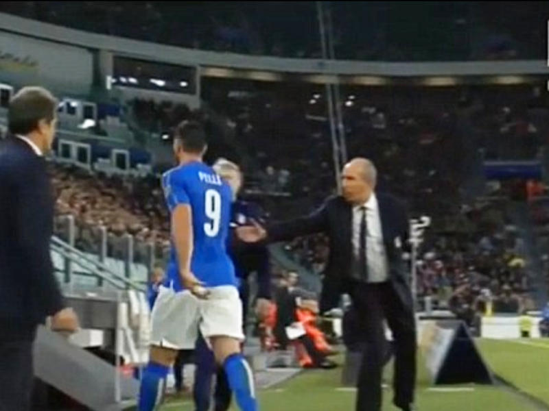 بيليه رفض مصافحة المدرب لدى استبداله أمام إسبانيا