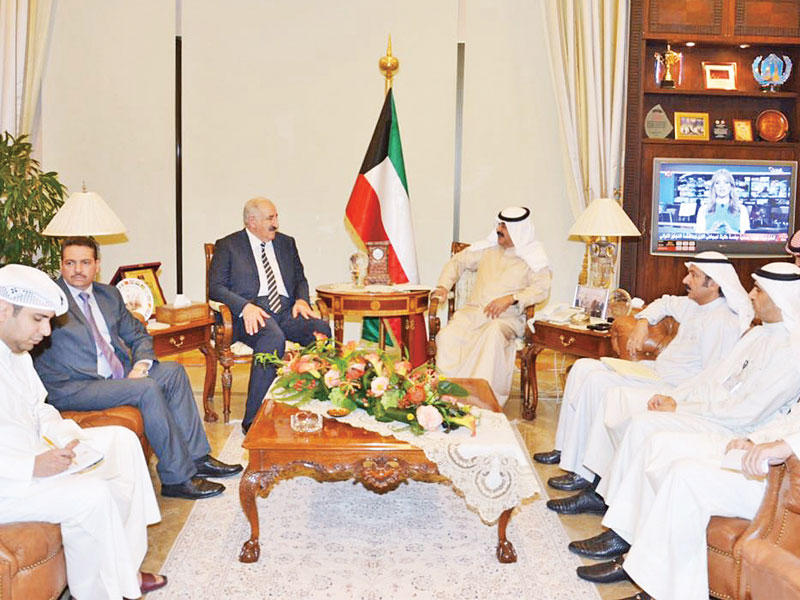 الجارالله مستقبلاً عبدالباسط سعيد