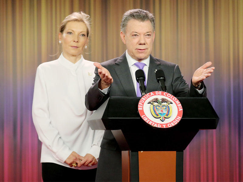 الرئيس الكولومبي خوان مانويل سانتوس