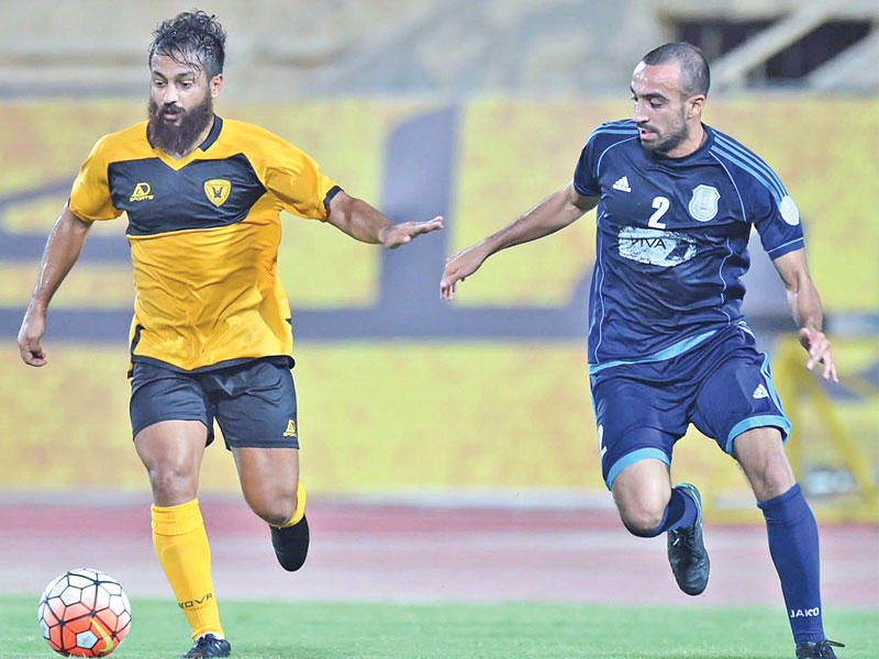 المشعان تألق أمام اليرموك  (صورة للمركز الإعلامي للقادسية)