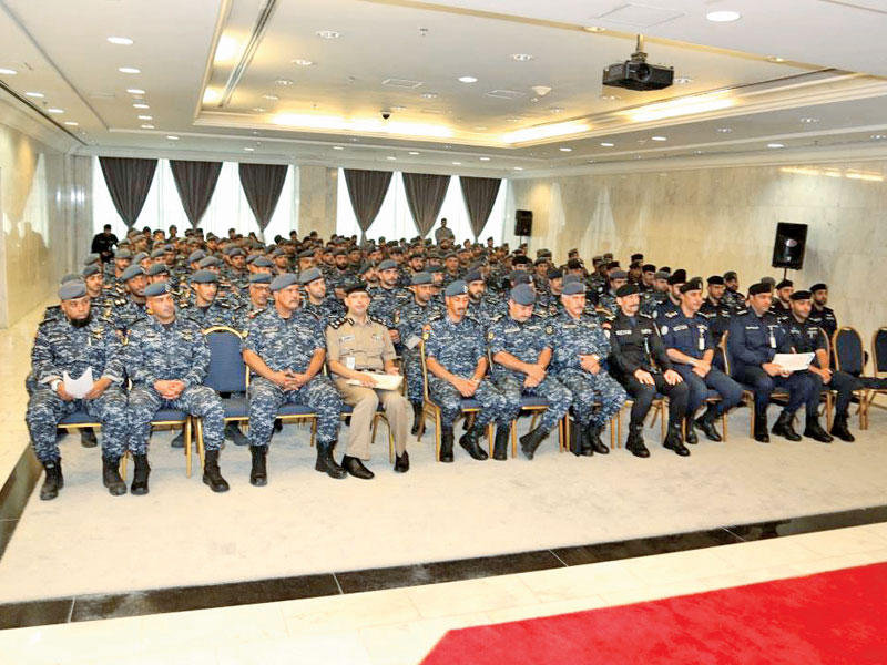 القوات المشاركة في التمرين... وفي الإطار الفهد متحدثاً