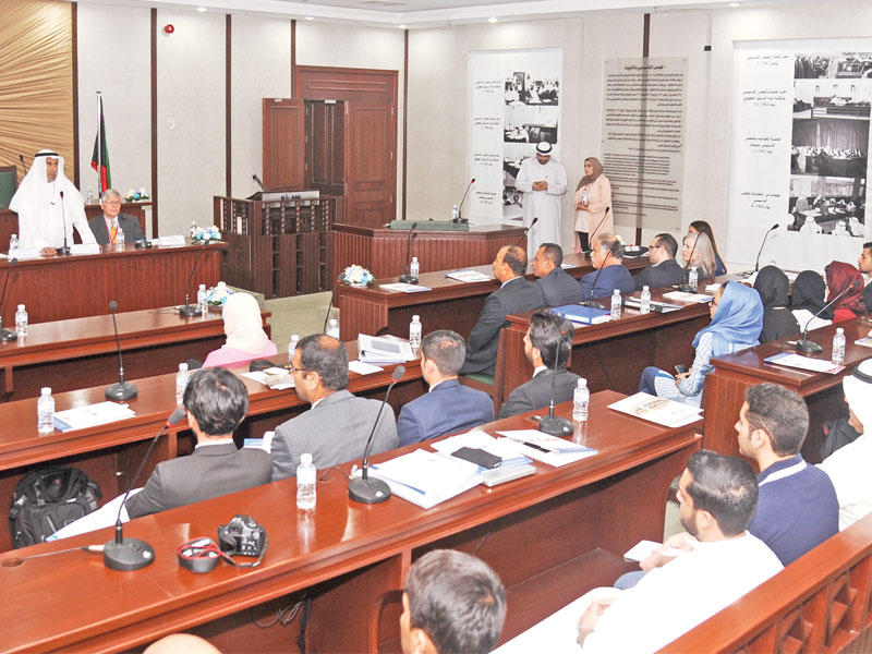 جانب من افتتاح مسابقة «وليم فيز» (تصوير: عبدالله الخلف)