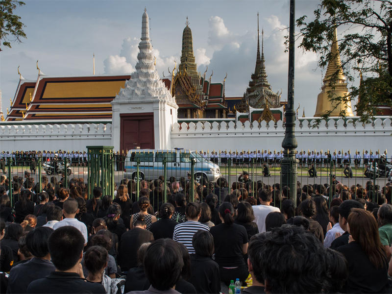 جانب من مراسم الجنازة