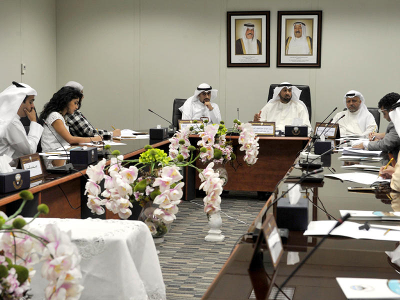  جانب من مؤتمر صحافي للاعلان عن اشهار اتحاد ملاك مشروع شمال غرب الصليبخات الاسكاني 