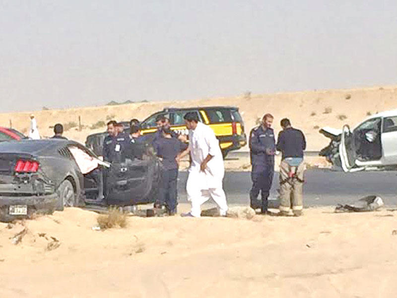 حادث طريق الوفرة