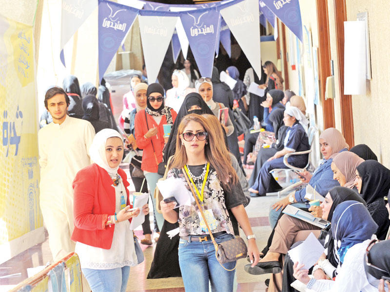 صورة أرشيفية لانتخابات «الحقوق»