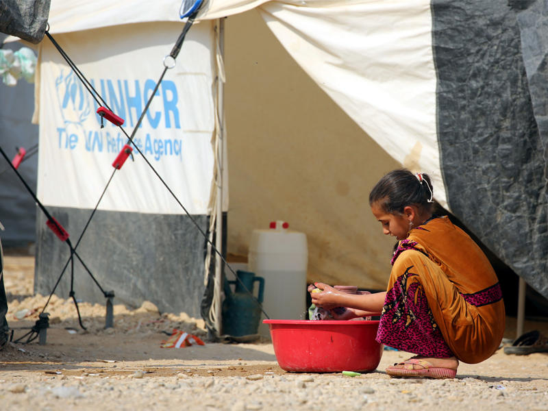 مخيم للنازحين