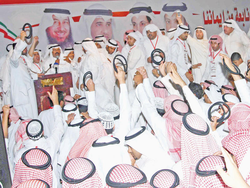 صورة أرشيفية لإحدى الندوات الانتخابية