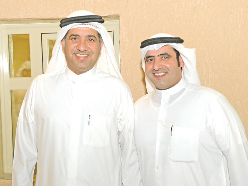 الرويعي مع شقيقه عبدالرحمن