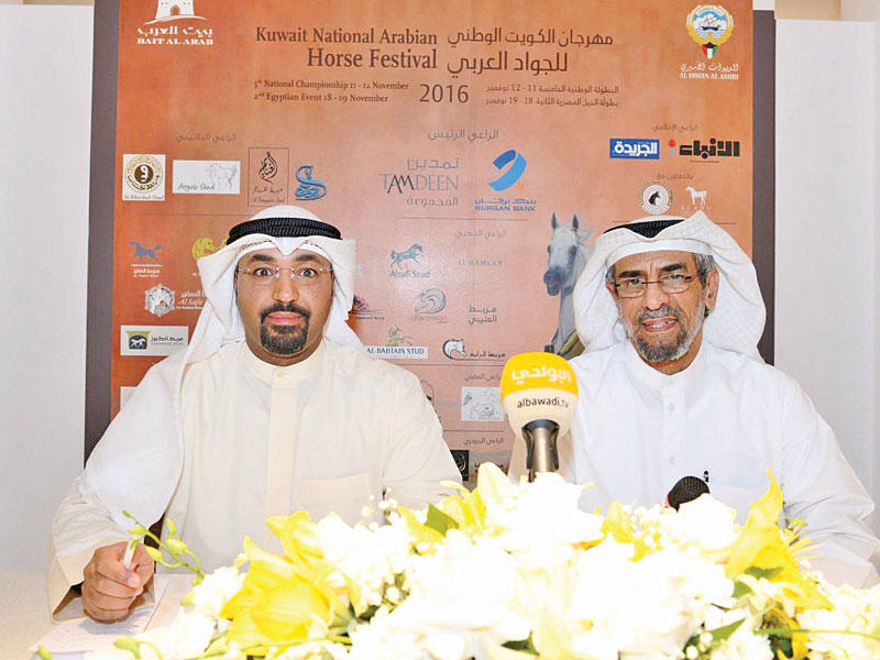 عبدالله البريهي وناصر بورسلي خلال المؤتمر