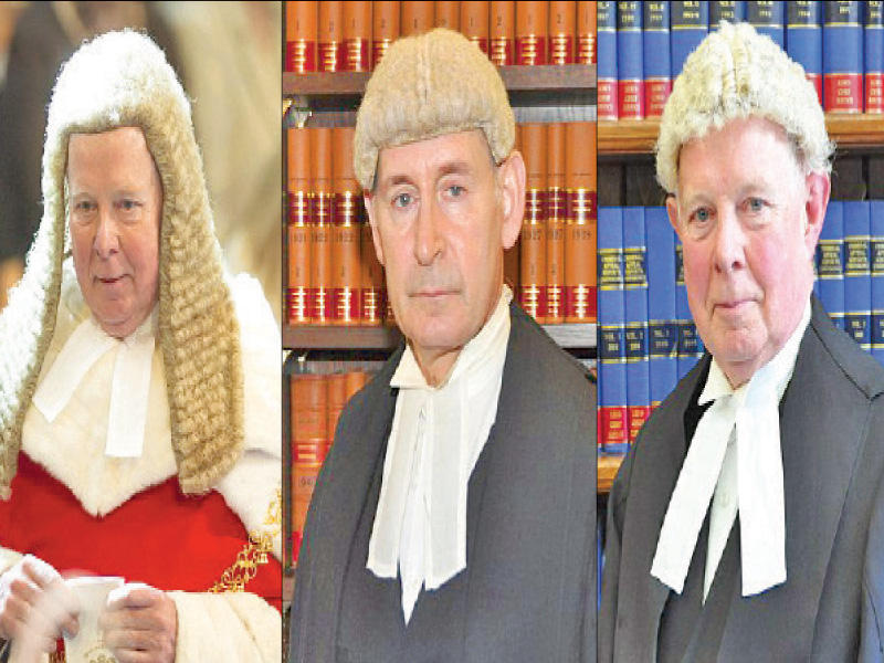 الثلاثي غير المنتخب والأكثر خبرة في القضاء البريطاني اتهموا أمس، بإسقاط إرادة الشعب بمغادرة قطار الاتحاد الأوروبي