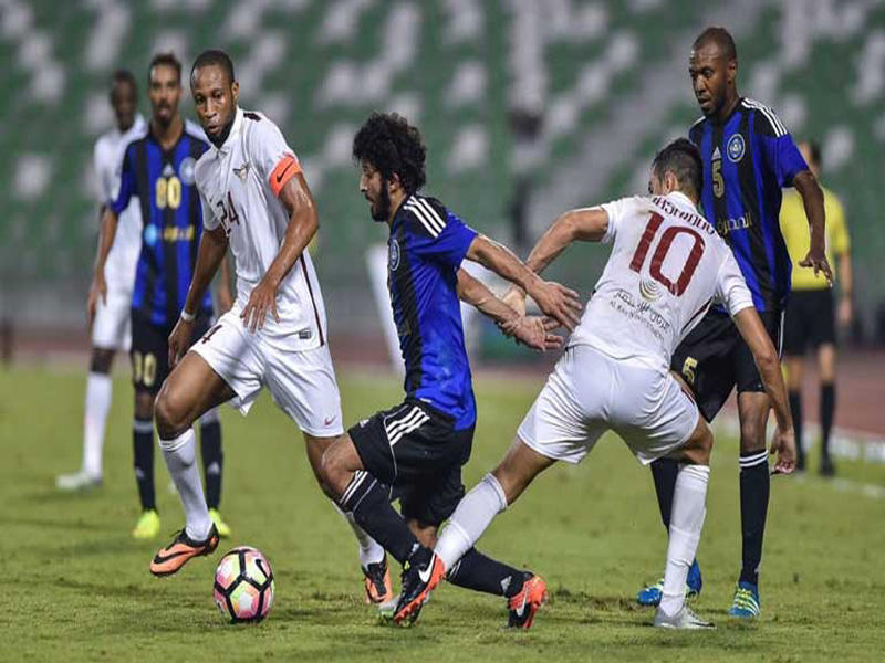 جانب من مباراة الجيش والسيلية